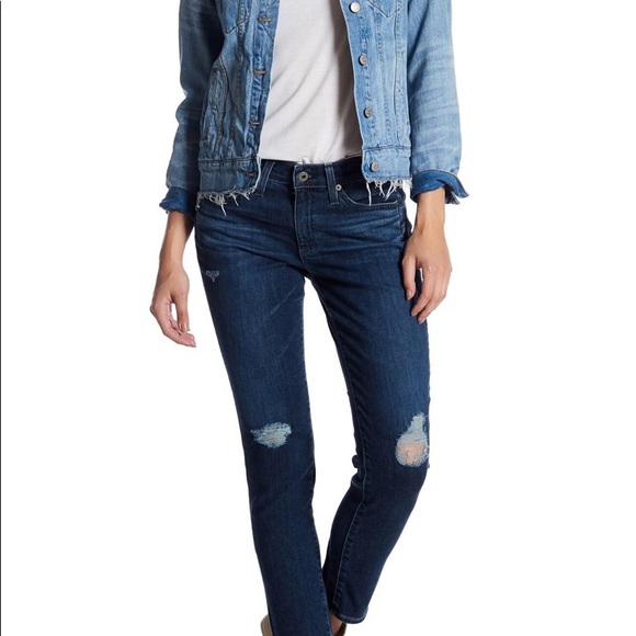 AG Jeans Beau Slouchy Skinny Jeans - 25 - Picture 2 of 9